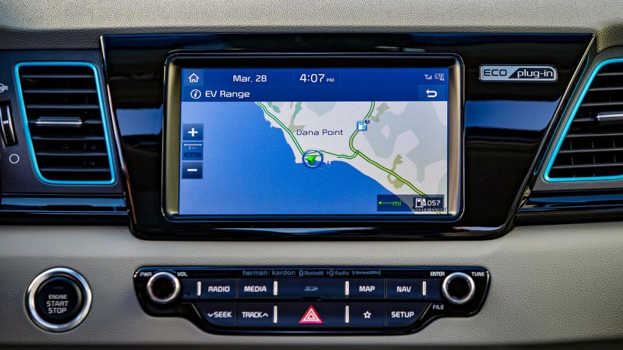 Детали интерьера Kia Niro Plug-In Hybrid (DE) 2018 года  (NA) (фото 43 из 47)